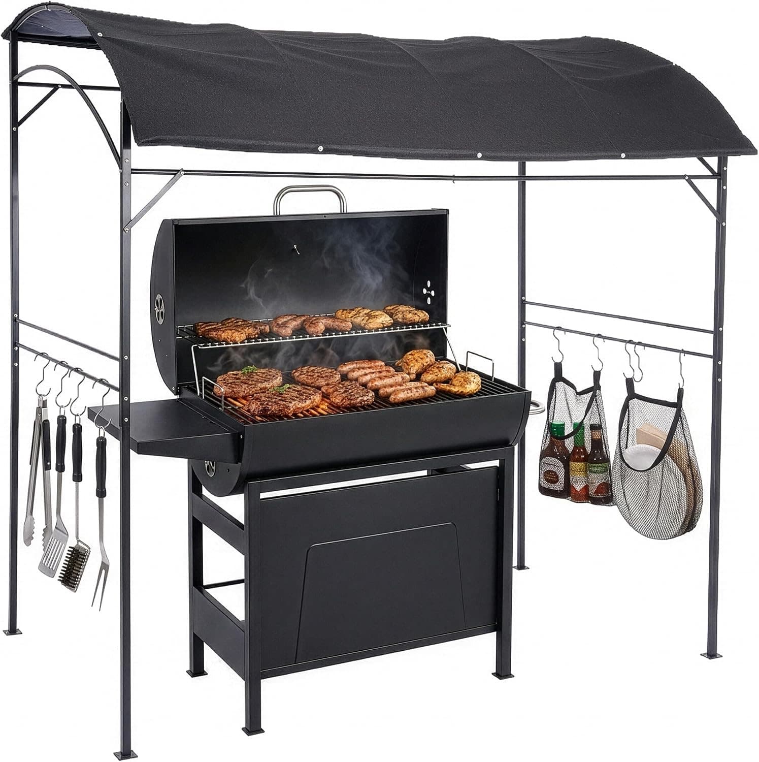 Relaxdays Grill Pavillon 220 × 220 cm