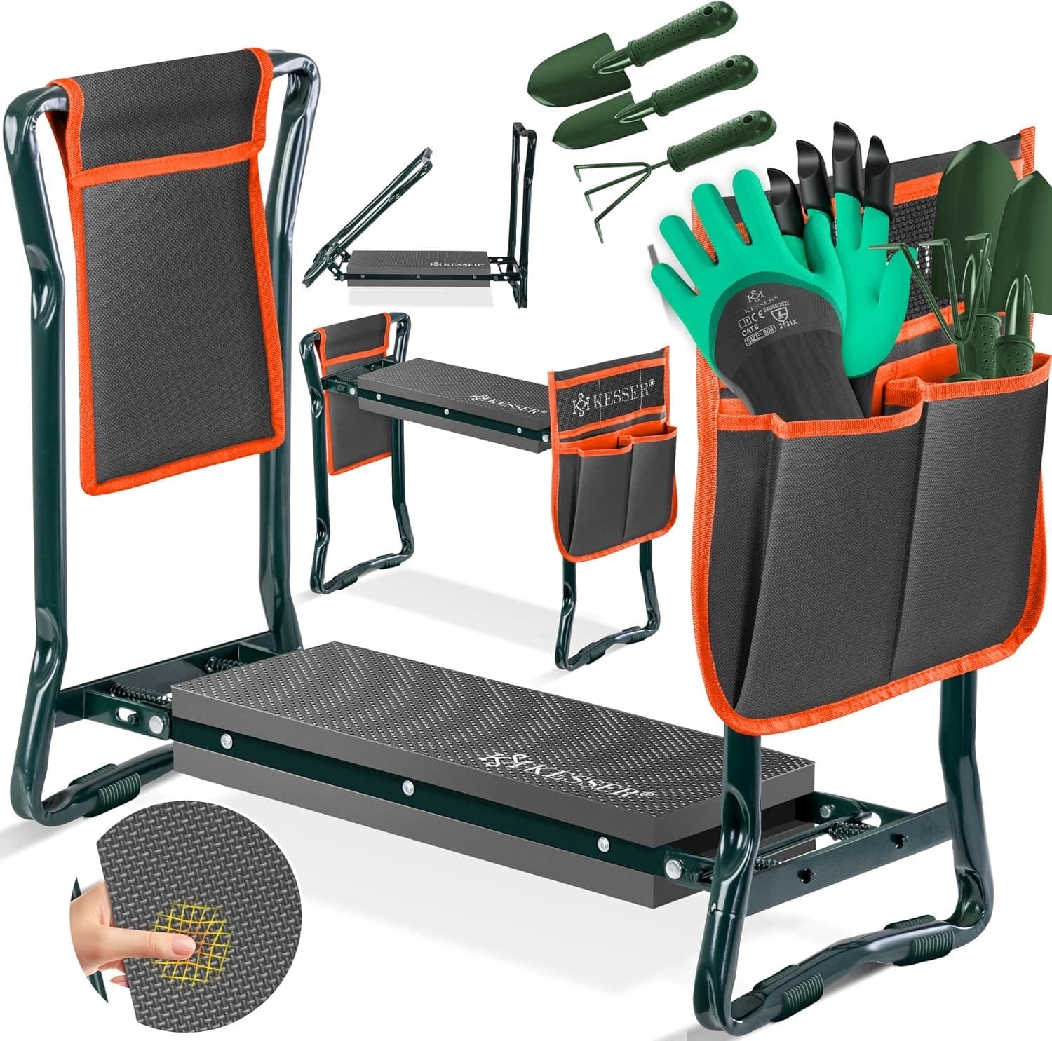 KESSER 2-in-1 Anthrazit/Orange
