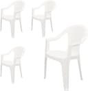 Spetebo Monoblock 4er Set Weiß