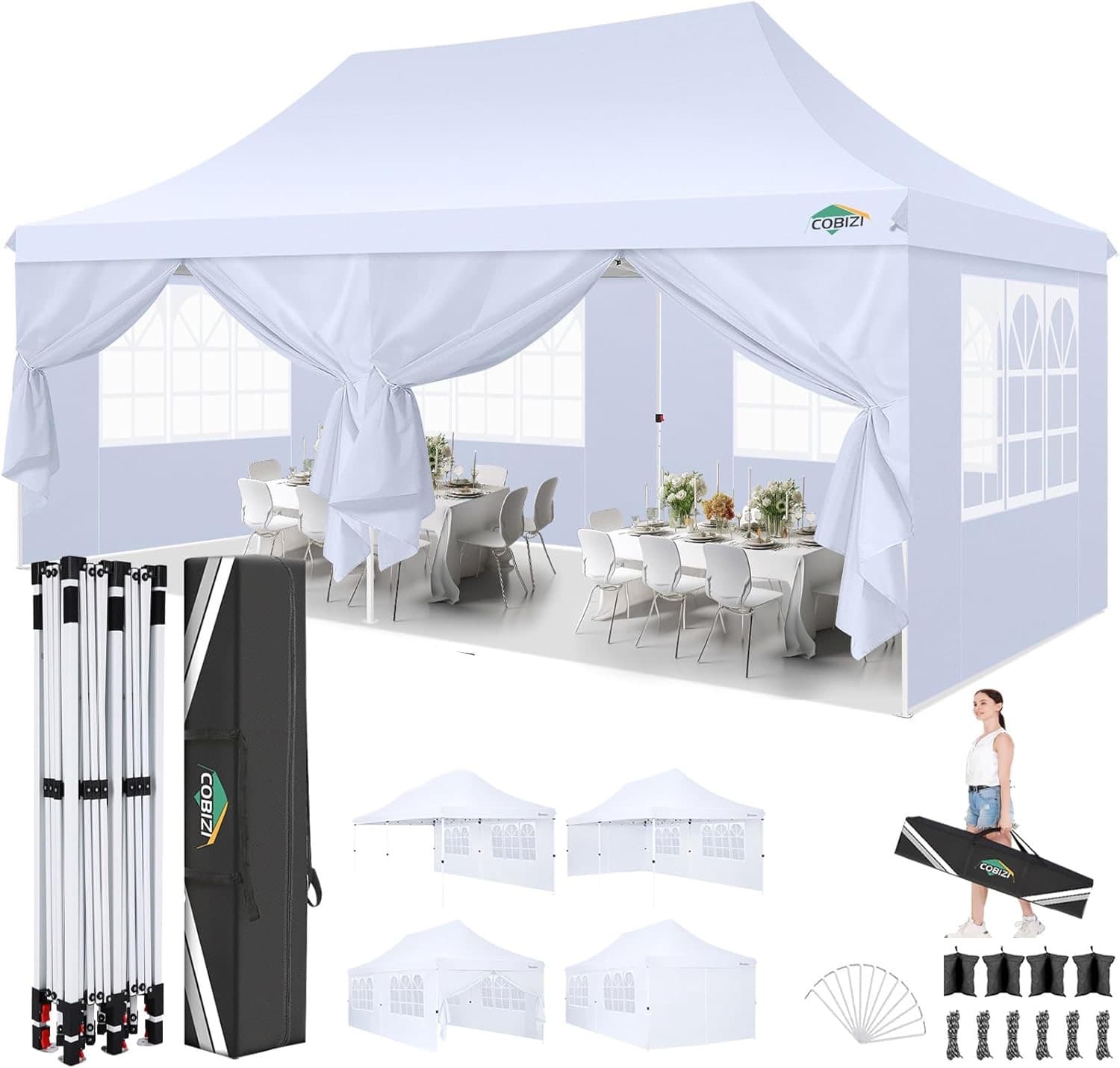 COBIZI Faltpavillon 3×6 m