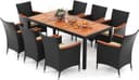GIANTEX 8 Stühle + Tisch