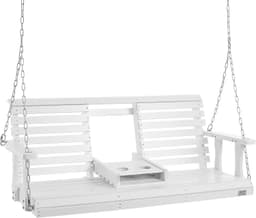 VEVOR VEVOR Hollywoodschaukel weiß 152 cm