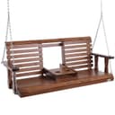 VEVOR Hollywoodschaukel braun 152 cm