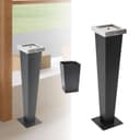 petour Edelstahl-Säule 94 cm abschließbar