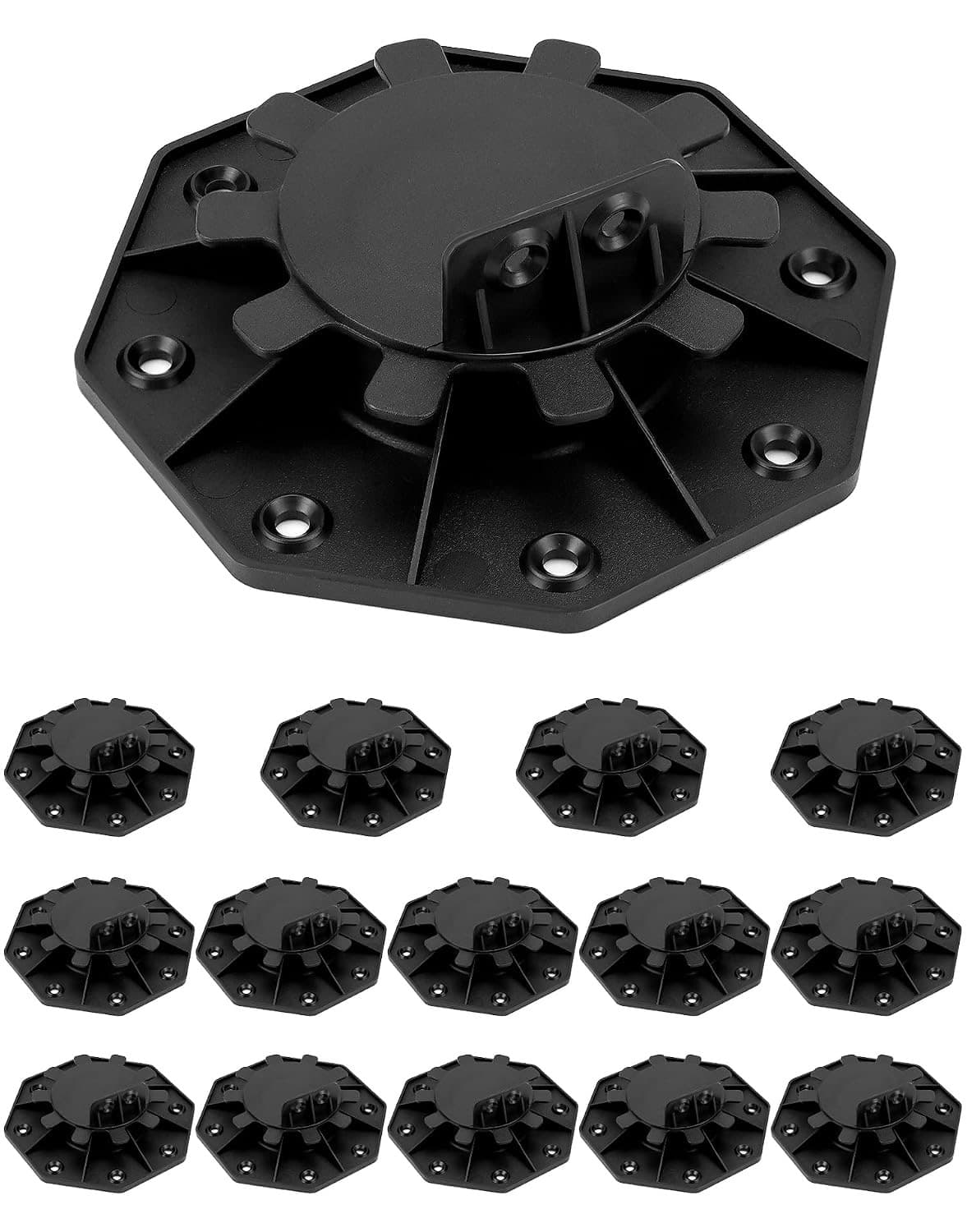 QWORK Stelzlager 15 Stück 30–60 mm