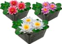 vdvelde 3er-Set Rot/Weiß/Rosa