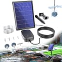Biling 4W Teichbelüfter Solar Sauerstoffpumpe für Teiche bis 600 Liter