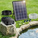 Biling 4W Teichbelüfter Solar Sauerstoffpumpe für Koiteiche bis 600 Liter