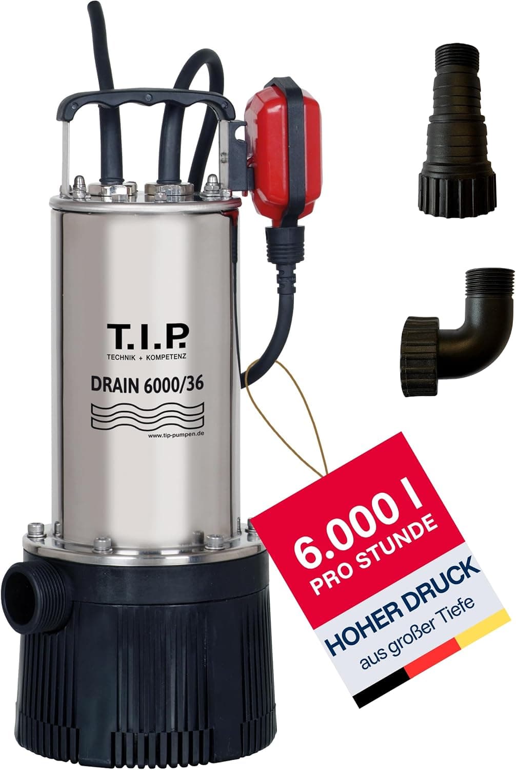 T.I.P. Tauchdruckpumpe Drain 6000/36