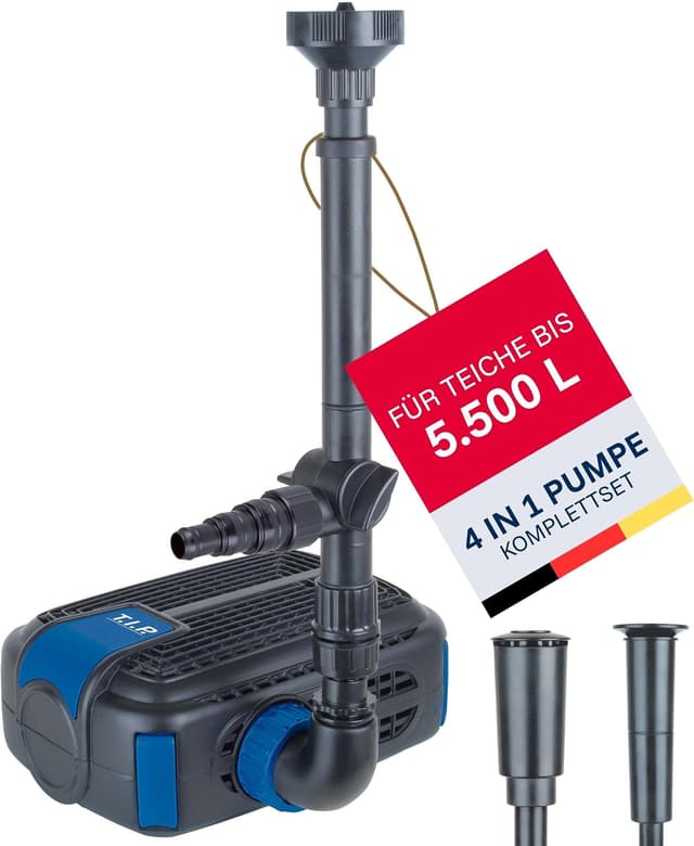 T.I.P. Teichpumpe Wasserspiel 2.500 l/h
