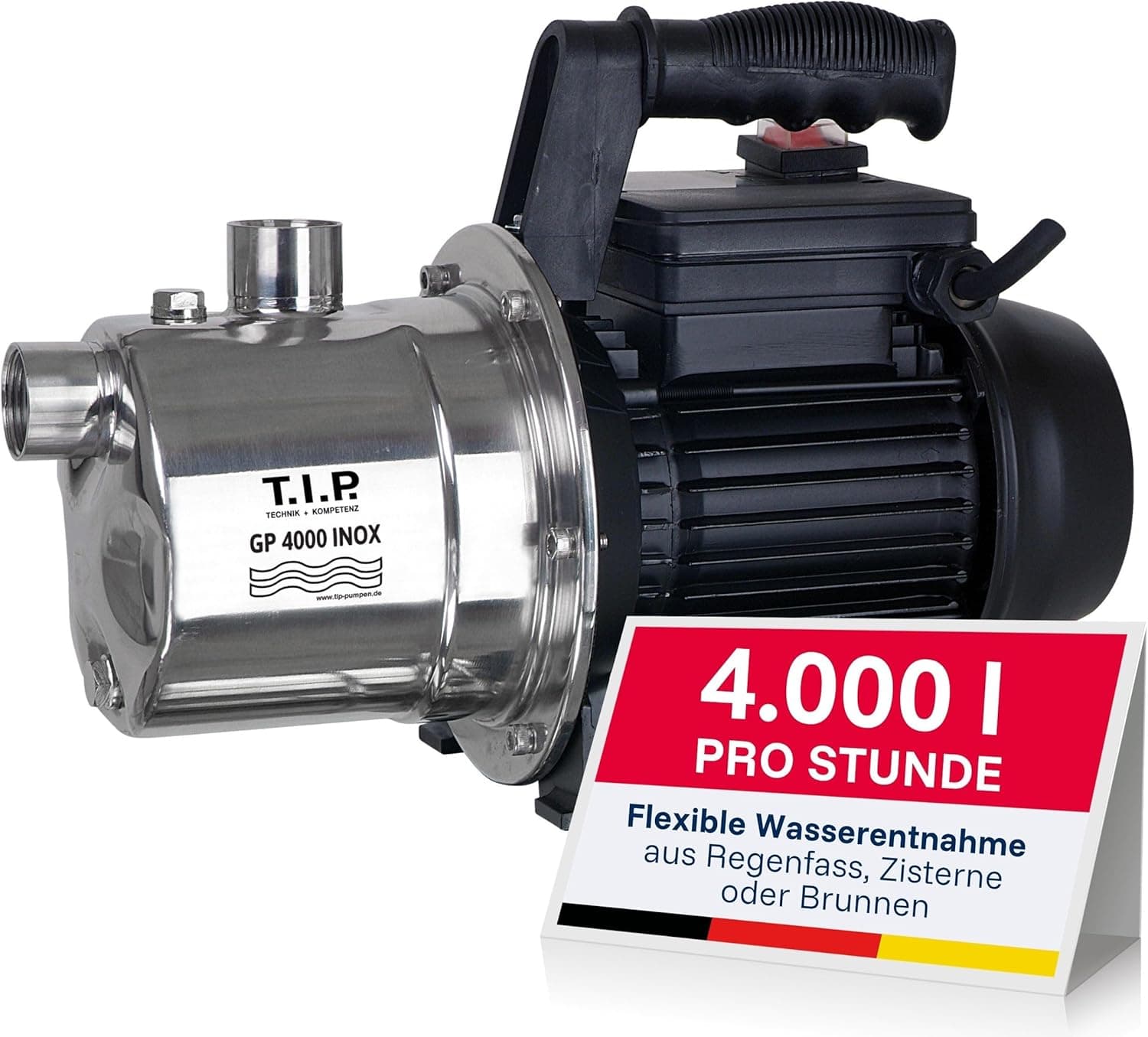 T.I.P. Gartenpumpe GP 4000 INOX