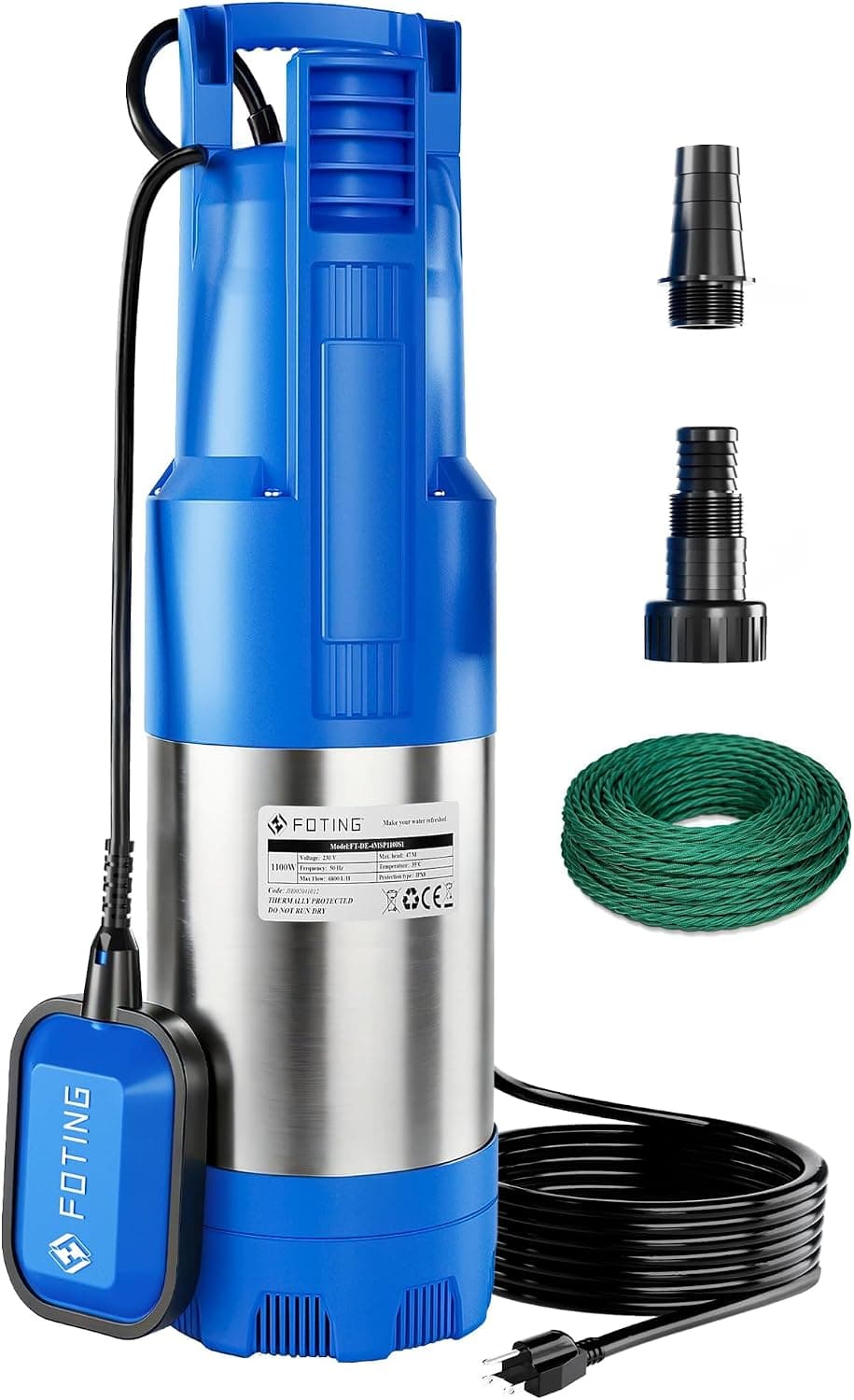 FOTING Tauch-Druckpumpe 4 inox