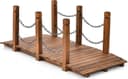 COSTWAY Holzbrücke 150 cm 120 kg