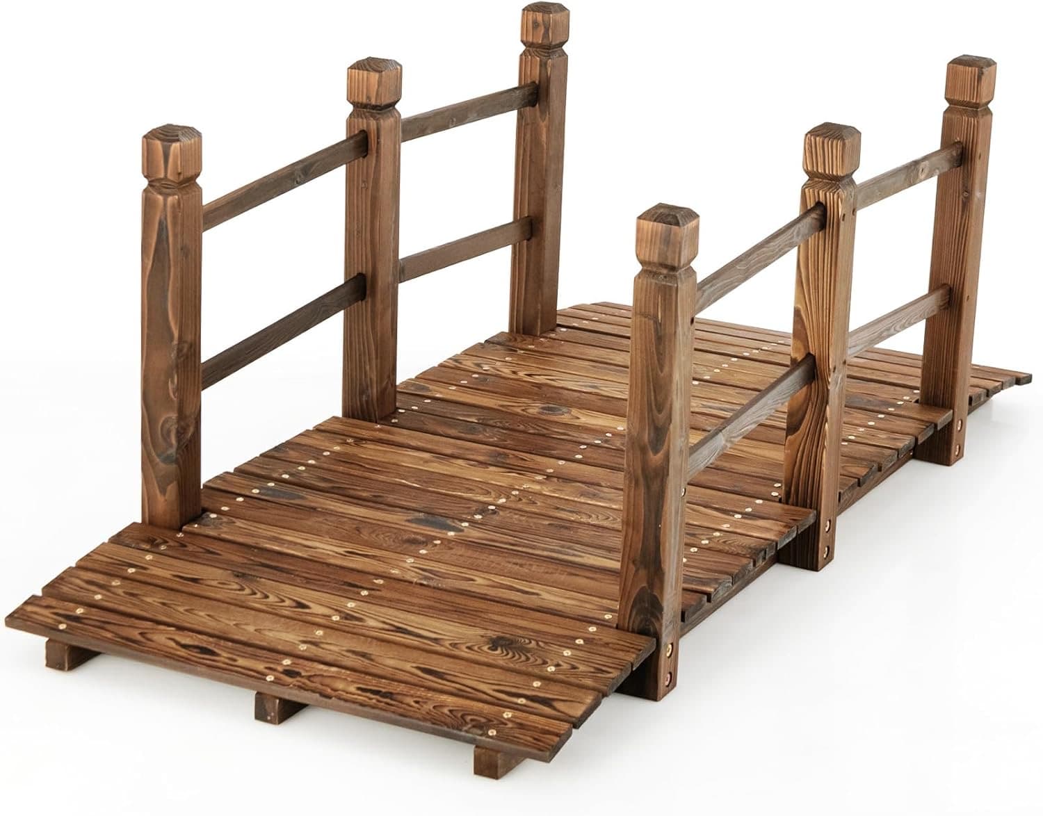 COSTWAY Holzbrücke 150 cm