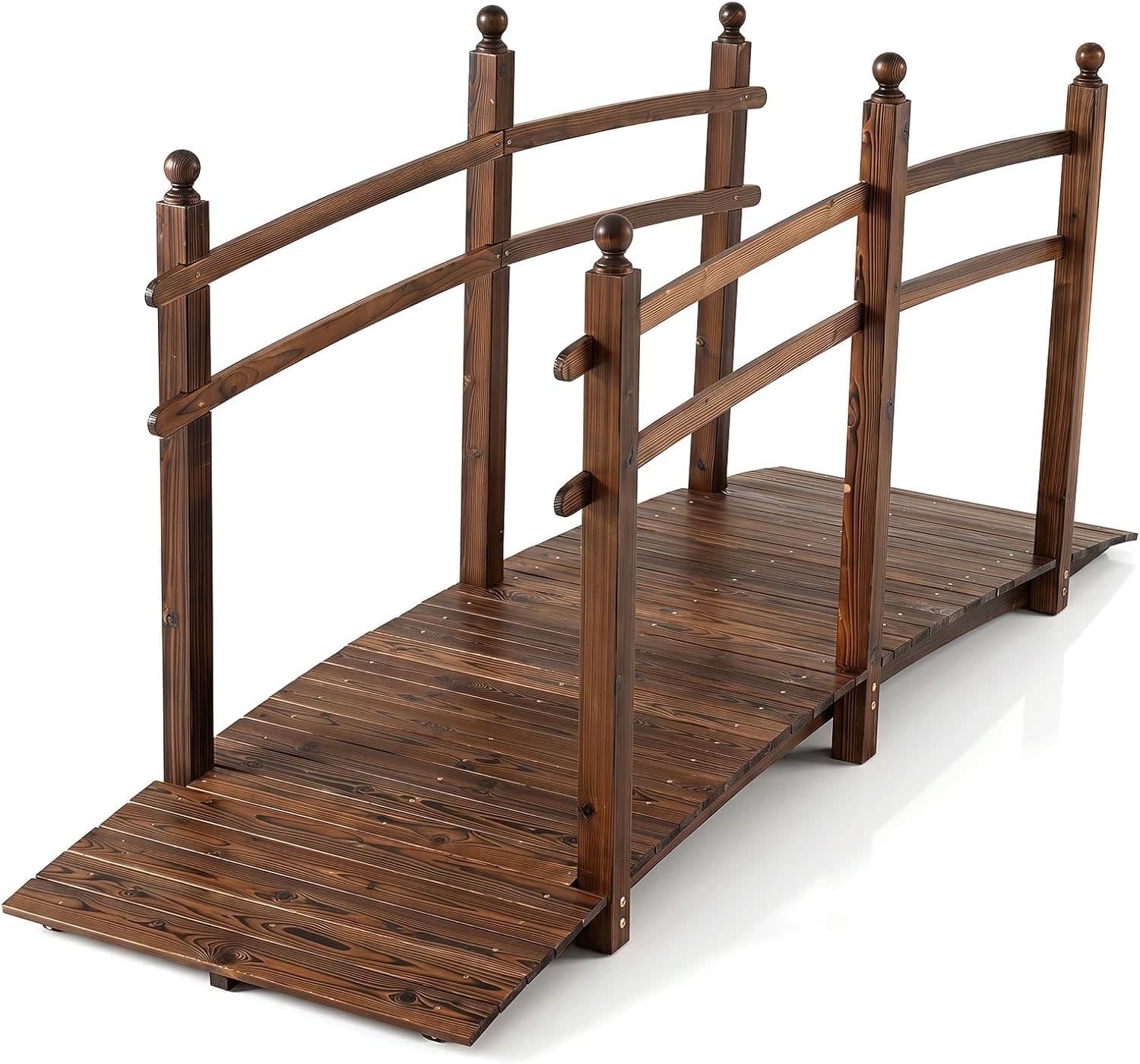 COSTWAY Holzbrücke 230 cm