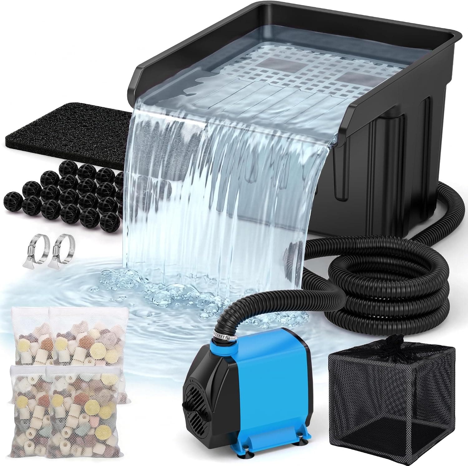 FEOXSHAL Teichwasserfall-Filter Set