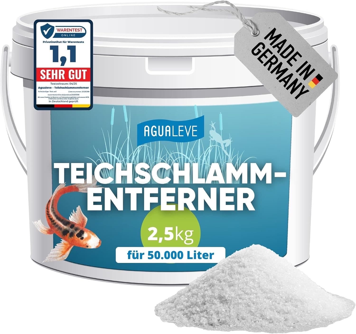 AGUALEVE Teichschlammentferner 2,5 kg