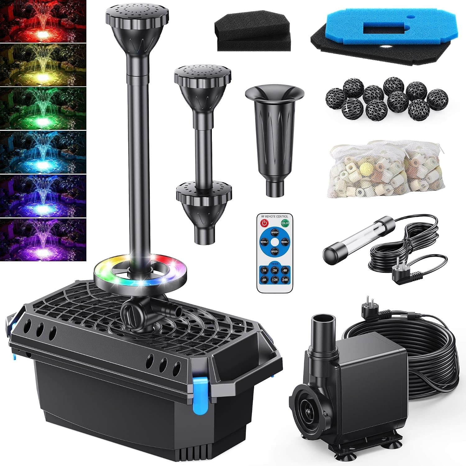 Biling Teichfilter mit UV & LED