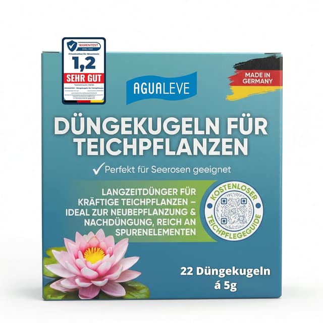 AGUALEVE 22 Düngekugeln für Teichpflanzen