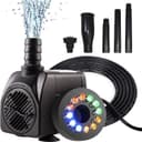 Bseical Springbrunnenpumpe mit LED 750 l/h