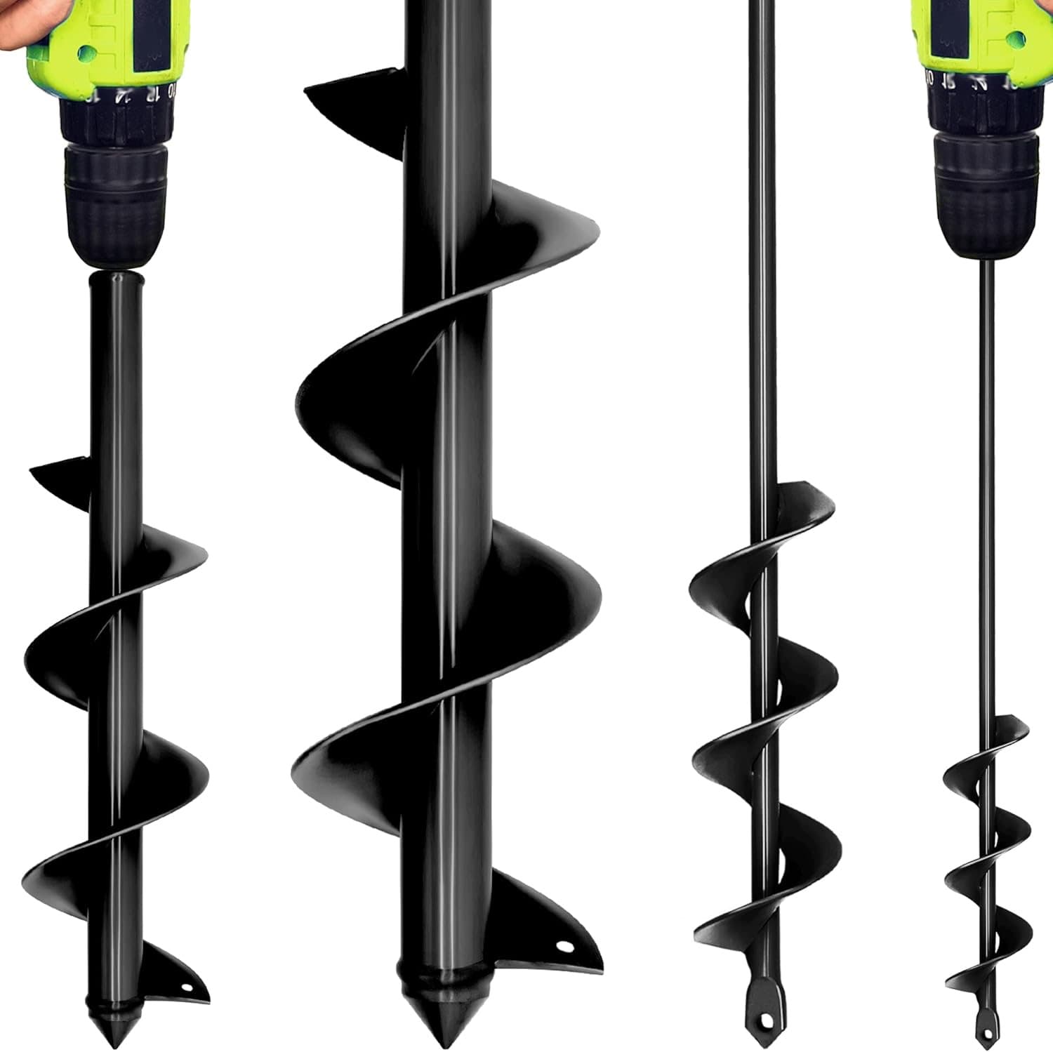 LYFETC Erdbohrer-Set 4×42 + 9×40 cm