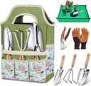 Kynup Gartenwerkzeug Set, Gartenset Edelstahl mit Tragetasche