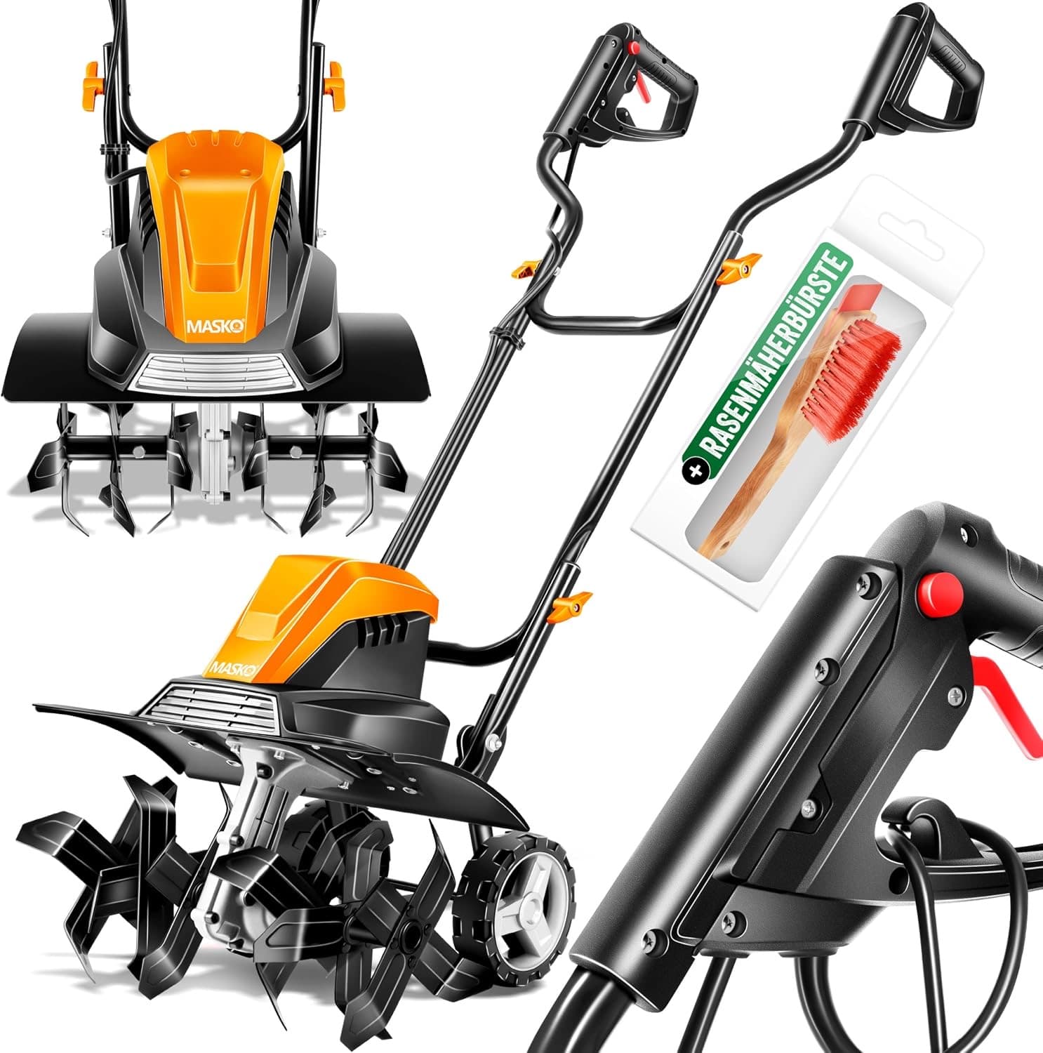 MASKO Motorhacke 45 cm orange