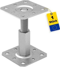 GRUNDLINE GRUNDLINE Pfostenträger M20 höhenverstellbar