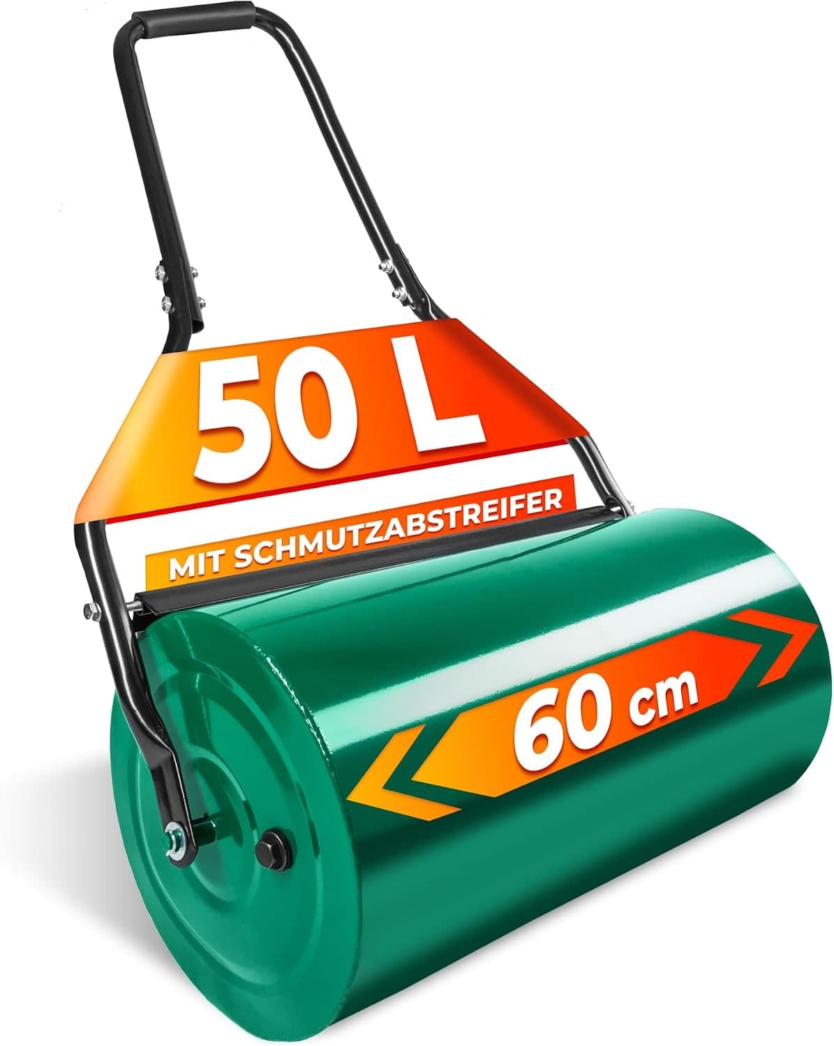 tectake Rasenwalze 60 cm 50 L