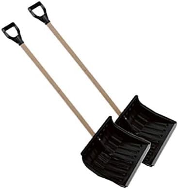 Hafeehoo 2× Schneeschieber 45×35 cm