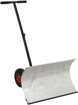 vidaXL vidaXL Schneeschaufel mit Rädern
