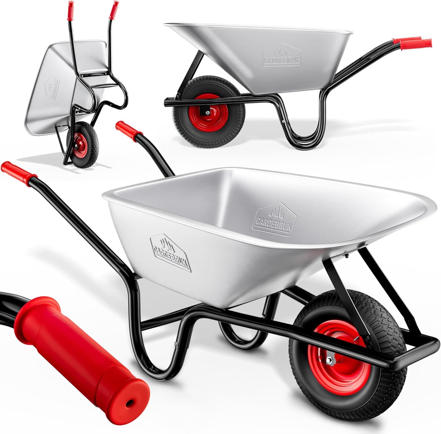 Gardebruk Schubkarre Stahl 100L