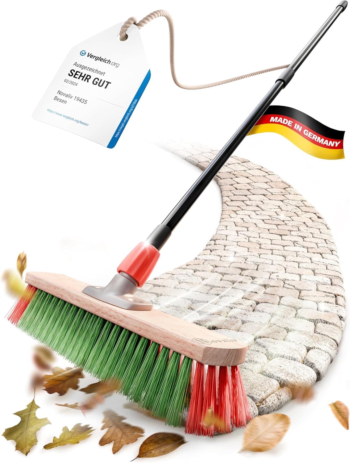 Novaliv Kehrbesen 45 cm Teleskop