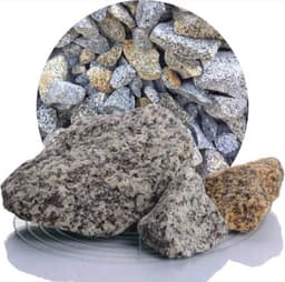 Schicker Mineral Schicker Mineral Granit gelb-grau 60–120 mm (25 kg)