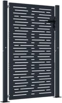 vidaXL Gartentor Anthrazit 100×125 cm
