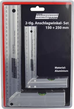 Mannesmann Mannesmann Anschlagwinkel-Set 150 + 250 mm