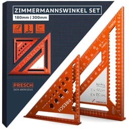 Presch Presch Zimmermannswinkel Set 180 + 300 mm