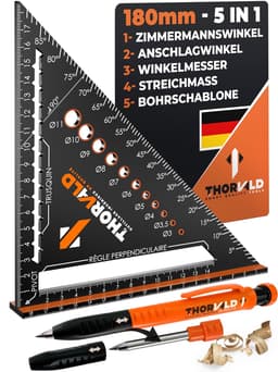 THORVALD THORVALD Zimmermannswinkel 5-in-1 180 mm