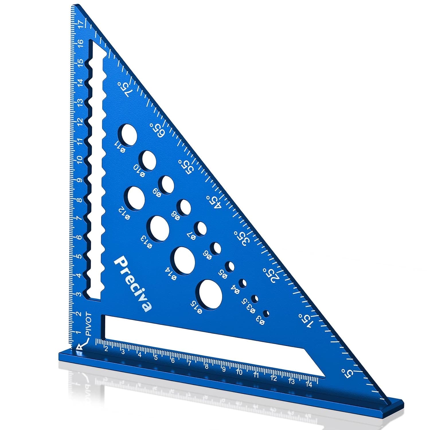 Preciva Zimmermannswinkel 18 cm blau