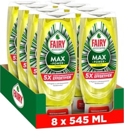 Fairy Max Power Zitrone 8×545 ml