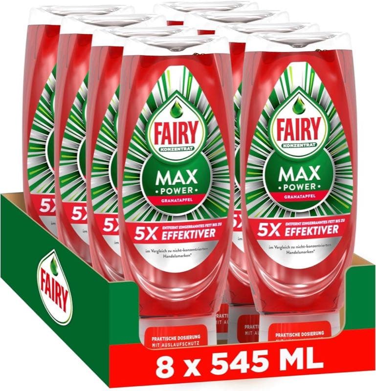 Fairy Max Power Granatapfel 8×545 ml