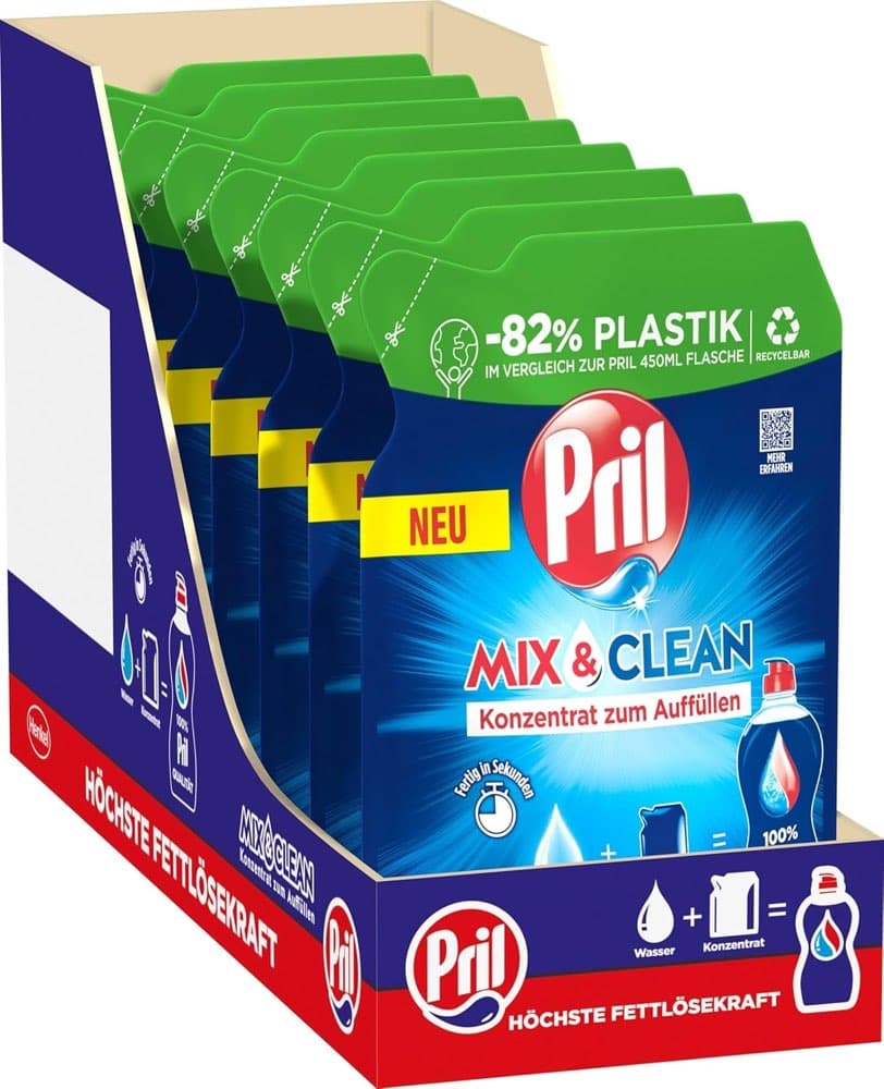 Pril Mix & Clean 9×120 ml