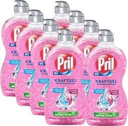 Pril Kraft Gel Power & Perlen 8×450 ml