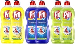 Pril Original-Set Limette/Zitrone/Original 6×675 ml