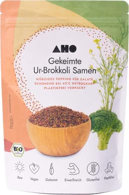 AHO.BIO AHO Gekeimte Ur-Brokkoli Samen Bio 250 g