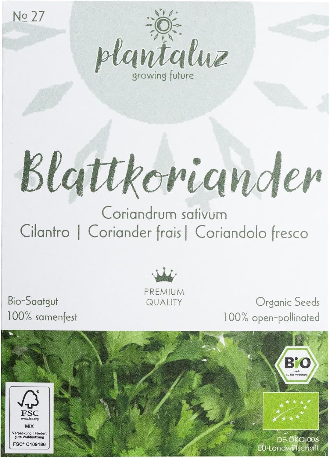 Plantaluz Blattkoriander Saatgut