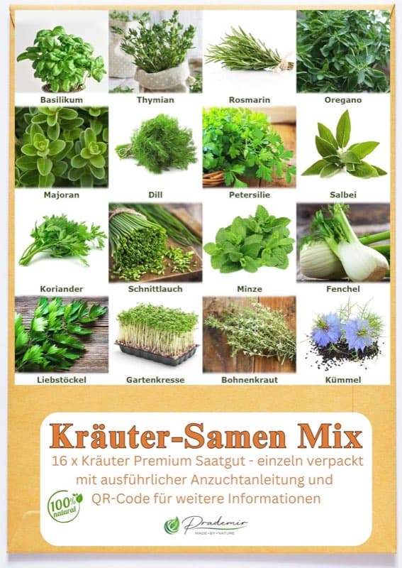 Prademir 16 Küchenkräuter