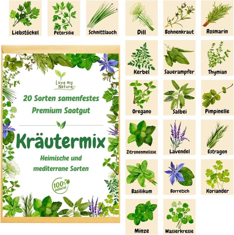 Love my Nature 20 Sorten