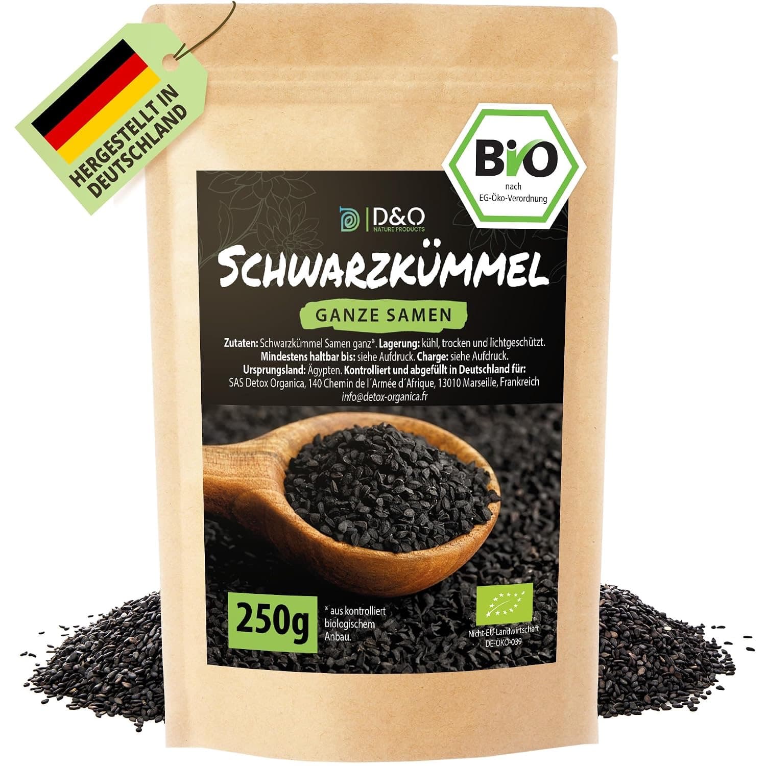 D&O Bio Schwarzkümmel 250 g
