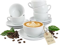 MUVELL MUVELL 6er Cappuccino Weiß 200 ml